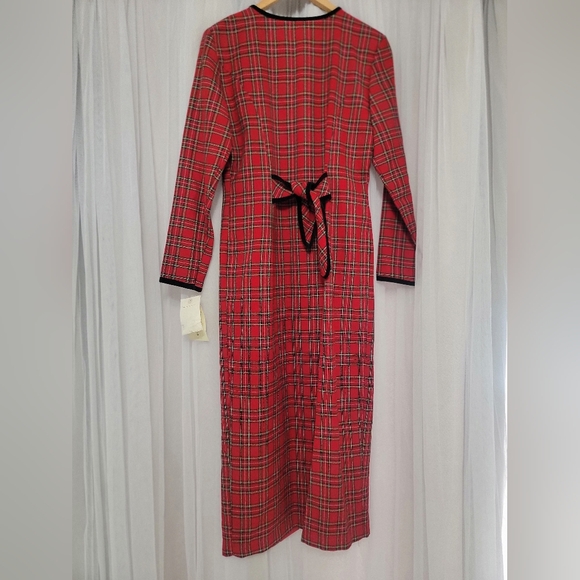 Misty Lane Vintage Plaid Dress With Tags - Picture 3 of 4